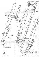 FOURCHE pour Yamaha YZF750R de 1995