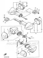 CLIGNOTANT pour Yamaha YZF750R de 1995