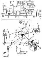ELECTRIQUE 2 pour Yamaha YZF750R de 1995