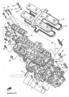 CULASSE pour Yamaha YZF750R de 1996