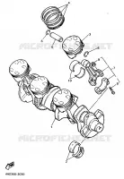 VILEBREQUIN / PISTON pour Yamaha YZF750R de 1996