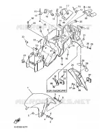 GARDE BOUE pour Yamaha YZF750R de 1996