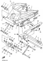 BRAS ARRIERE pour Yamaha YZF750R de 1996