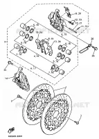 ETRIER DE FREIN AVANT pour Yamaha YZF750R de 1996
