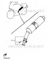 ALTERNATIVE MOTEUR  pour Yamaha YZF750R de 1996