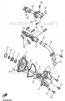 POMPE A EAU pour Yamaha YZF750R de 1996