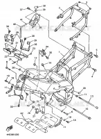 CADRE pour Yamaha YZF750R de 1996