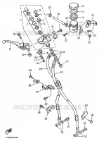 MAITRE CYLINDRE AVANT pour Yamaha YZF750R de 1996
