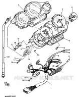 ALTERNATIVE COMPTEUR pour Yamaha YZF750R de 1996