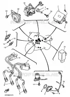 PARTIE ELECTRIQUE 1 pour Yamaha YZF750R de 1996