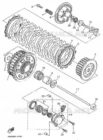 EMBRAYAGE DE DEMARREUR pour Yamaha YZF750R de 1996