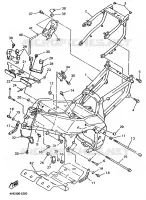 CADRE pour Yamaha YZF750R de 1996