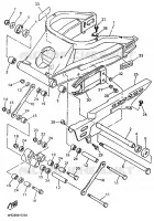 BRAS ARRIERE pour Yamaha YZF750R de 1996