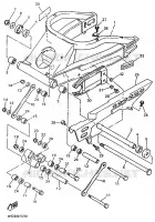 BRAS ARRIERE pour Yamaha YZF750R de 1996
