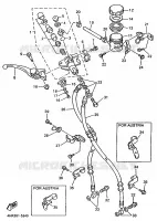 MAITRE CYLINDRE AVANT pour Yamaha YZF750R de 1996
