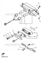 FEU ARRIERE pour Yamaha YZF750R de 1996