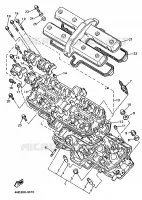CULASSE pour Yamaha YZF750SP de 1993