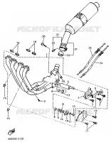 ECHAPPEMENT pour Yamaha YZF750SP de 1993