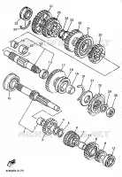 TRANSMISSION pour Yamaha YZF750SP de 1993