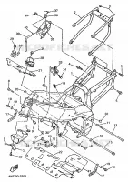 CADRE pour Yamaha YZF750SP de 1993