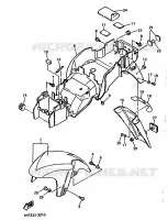 GARDE BOUE pour Yamaha YZF750SP de 1993