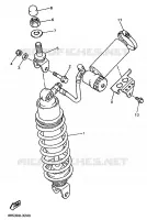 AMORTISSEUR ARRIERE pour Yamaha YZF750SP de 1993