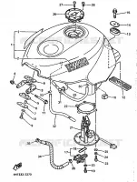RESERVOIR A ESSENCE pour Yamaha YZF750SP de 1993