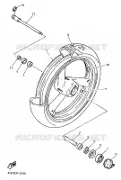 ROUE AVANT pour Yamaha YZF750SP de 1993