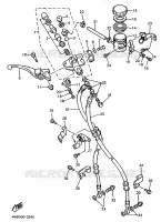 MAITRE CYLINDRE DE FREIN  pour Yamaha YZF750SP de 1993