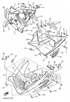 CARENAGES 2 pour Yamaha YZF750SP de 1993