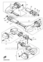 CLIGNOTANT pour Yamaha YZF750SP de 1993