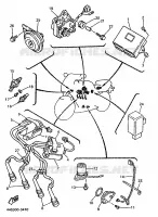 PARTIE ELECTRIQUE 1 pour Yamaha YZF750SP de 1993