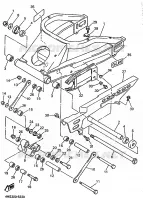 BRAS ARRIERE pour Yamaha YZF750SP de 1996