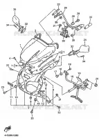 CARENAGES 1  pour Yamaha YZF750SP de 1996