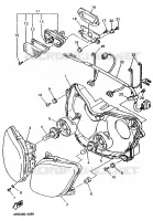 ALTERNATIVE PHARE   ITALIE pour Yamaha YZF750SP de 1996
