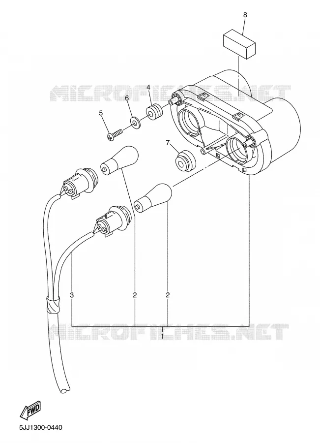 FEU ARRIERE Yamaha MOTO 1000 2001 R1  YZF-R1