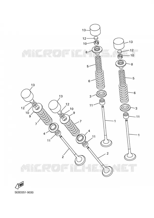 SOUPAPE Yamaha MOTO 600 2000 R6  YZF-R6