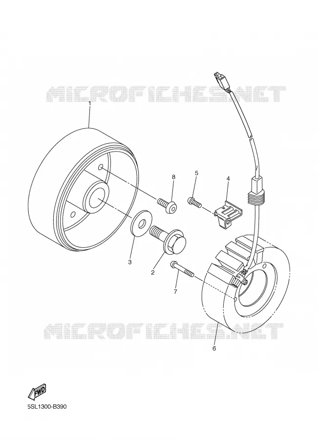 ALLUMAGE Yamaha MOTO 600 2004 R6  YZF-R6