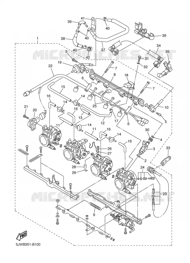 ADMISSION 2 Yamaha MOTO 1300 2003 FJR  FJR1300