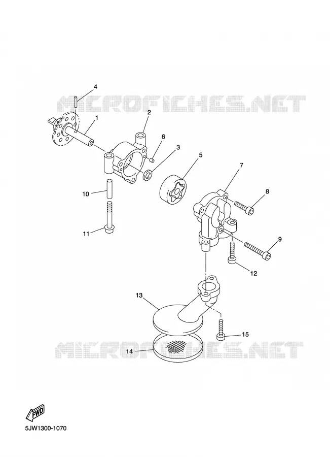 POMPE A HUILE Yamaha MOTO 1300 2006 FJR AS ABS  FJR1300AS