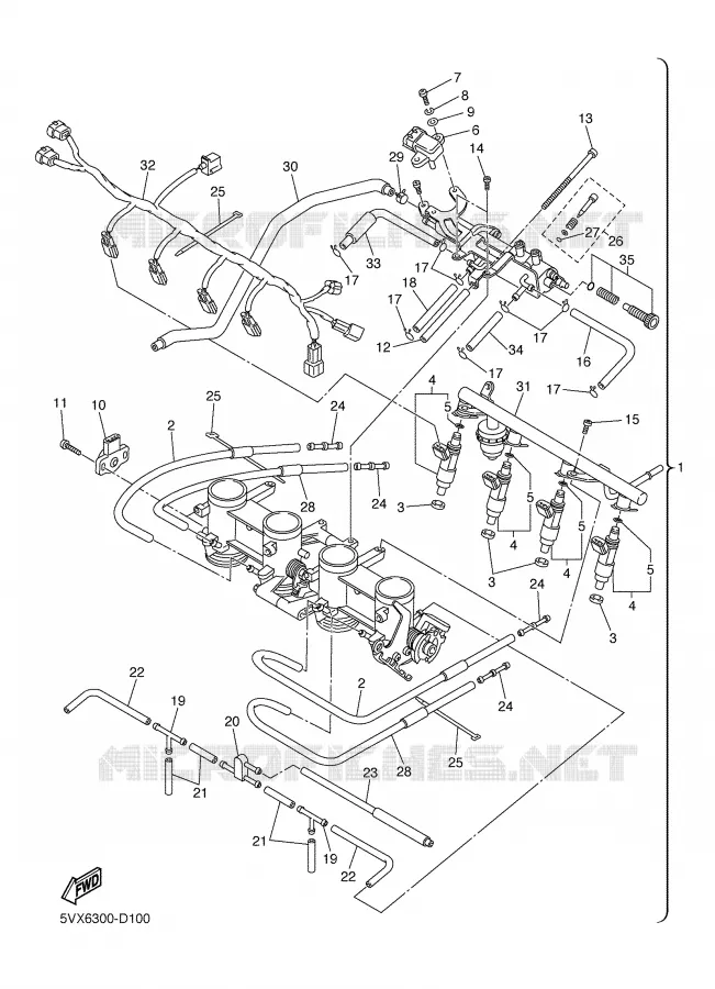 ADMISSION 2 Yamaha MOTO 600 2006 FZ6  FZ6-N
