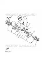 VILEBREQUIN / PISTON pour Yamaha YFZ350 de 1998