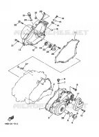 CARTER   MOTEUR 1 pour Yamaha YFM350FW-X de 1998
