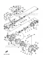 DIFFERENTIEL AVANT pour Yamaha YFM400FW de 1998