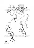 MAITRE CYLINDRE DE FREIN AVANT pour Yamaha YFM400FW de 1998