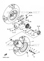 ROUE AVANT pour Yamaha YFS200 de 1997