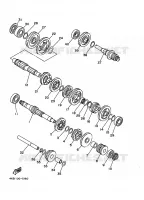 TRANSMISSION pour Yamaha YFM350FW-X de 1997