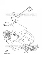 SUPPORT / REPOSE PIEDS pour Yamaha YFM350FW de 1996