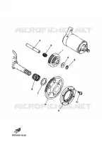 EMBRAYAGE DE DEMARREUR pour Yamaha YFM350FW de 1996