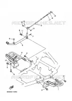 SUPPORT / REPOSE PIEDS pour Yamaha YFM350FW de 1996